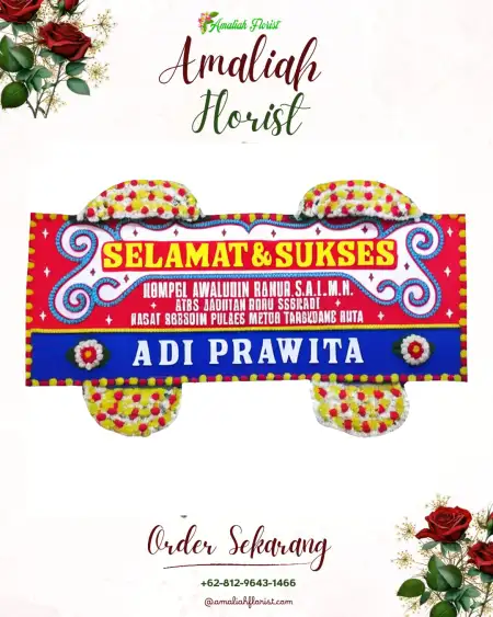 Papan Bunga Ucapan Selamat Kaliboto Kidul